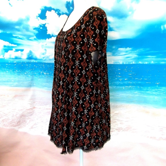 Torrid Babydoll Top Eyelash Fringe Bottom Size 0 - Picture 3 of 8